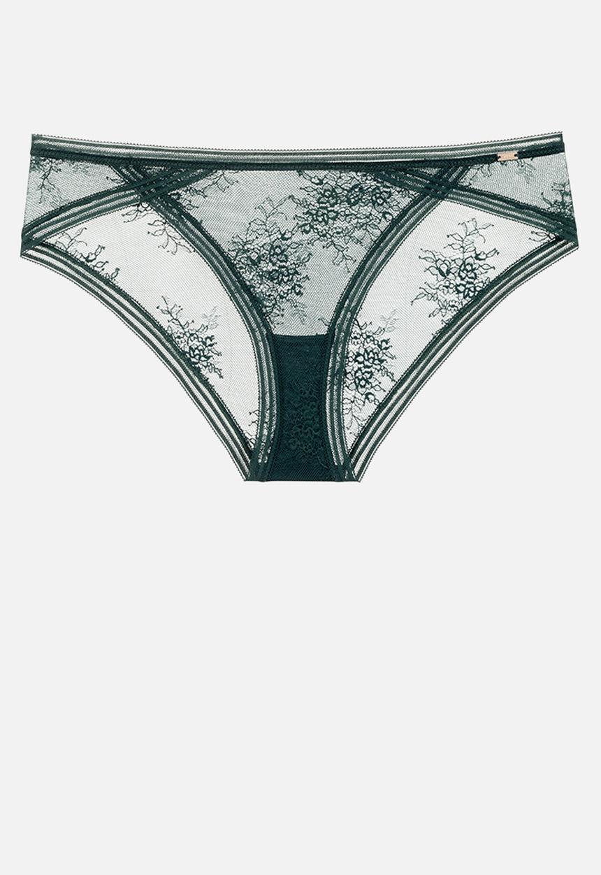 Janet Reger - Statement starlight brief - emerald