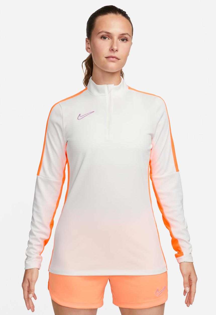 Nike - W nk df acd23 dril top bd - sail/total orange/fuchsia glow