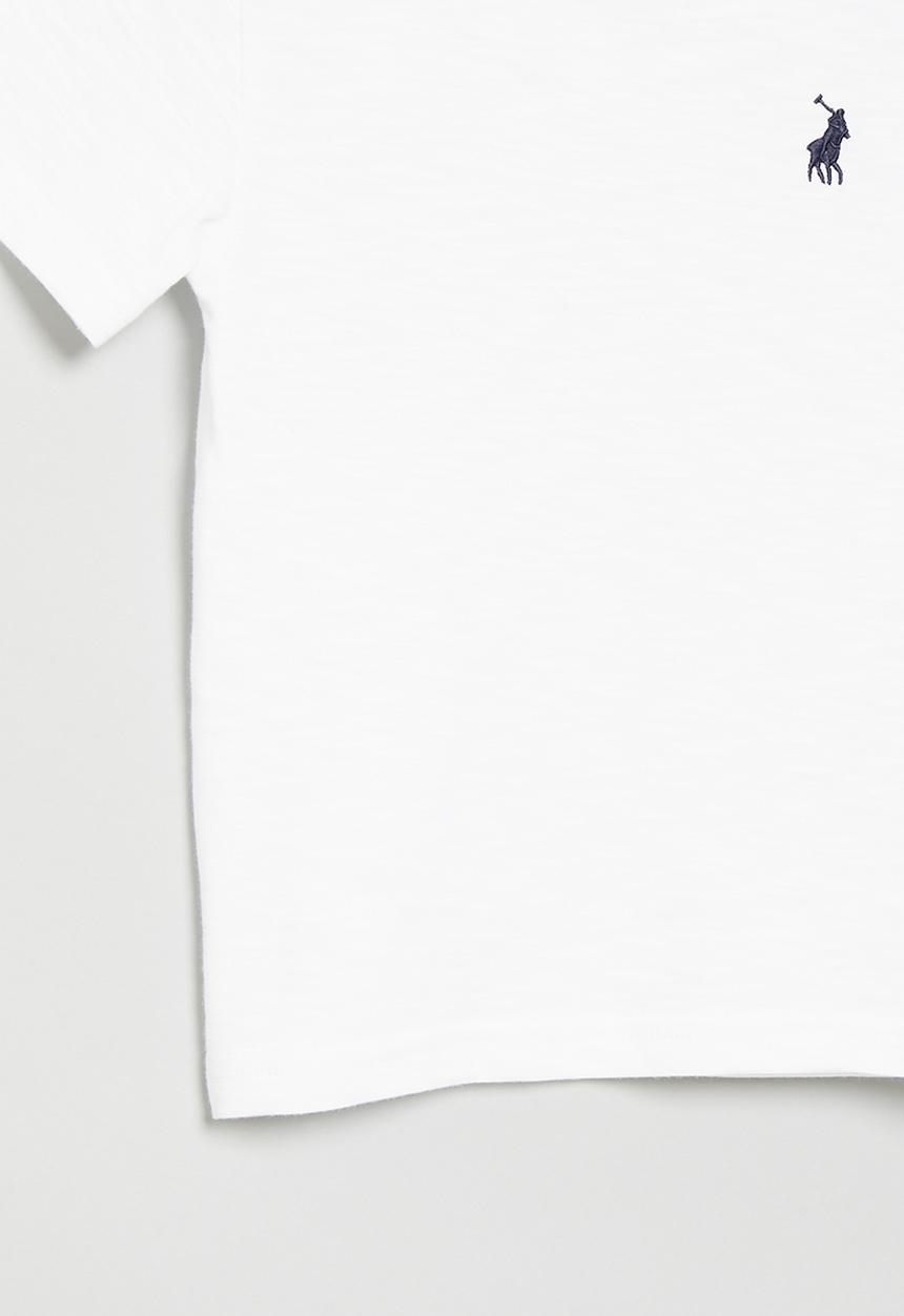 POLO - Boys printed tee - white