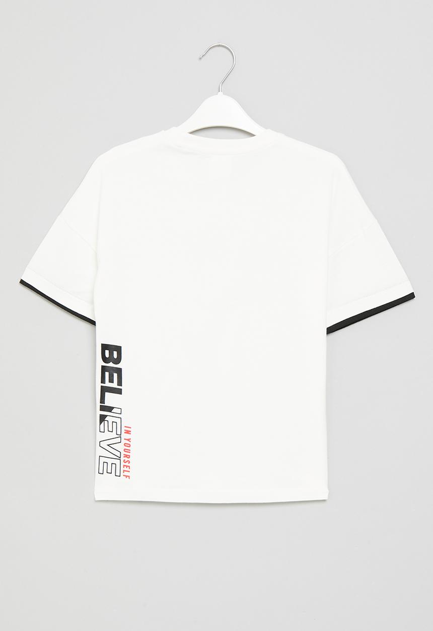 Pop Candy - Printed tee - white