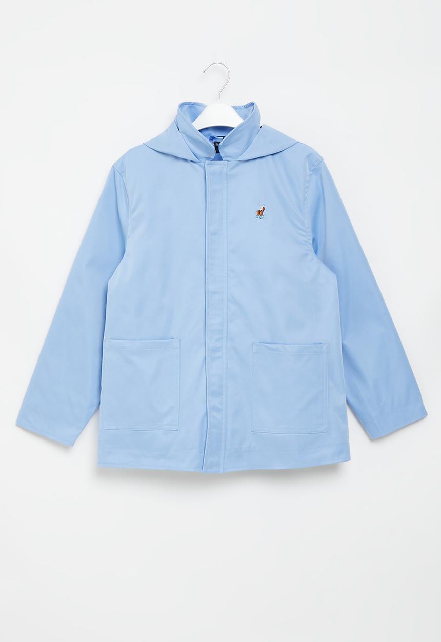 POLO - Girls hooded peacoat - light blue