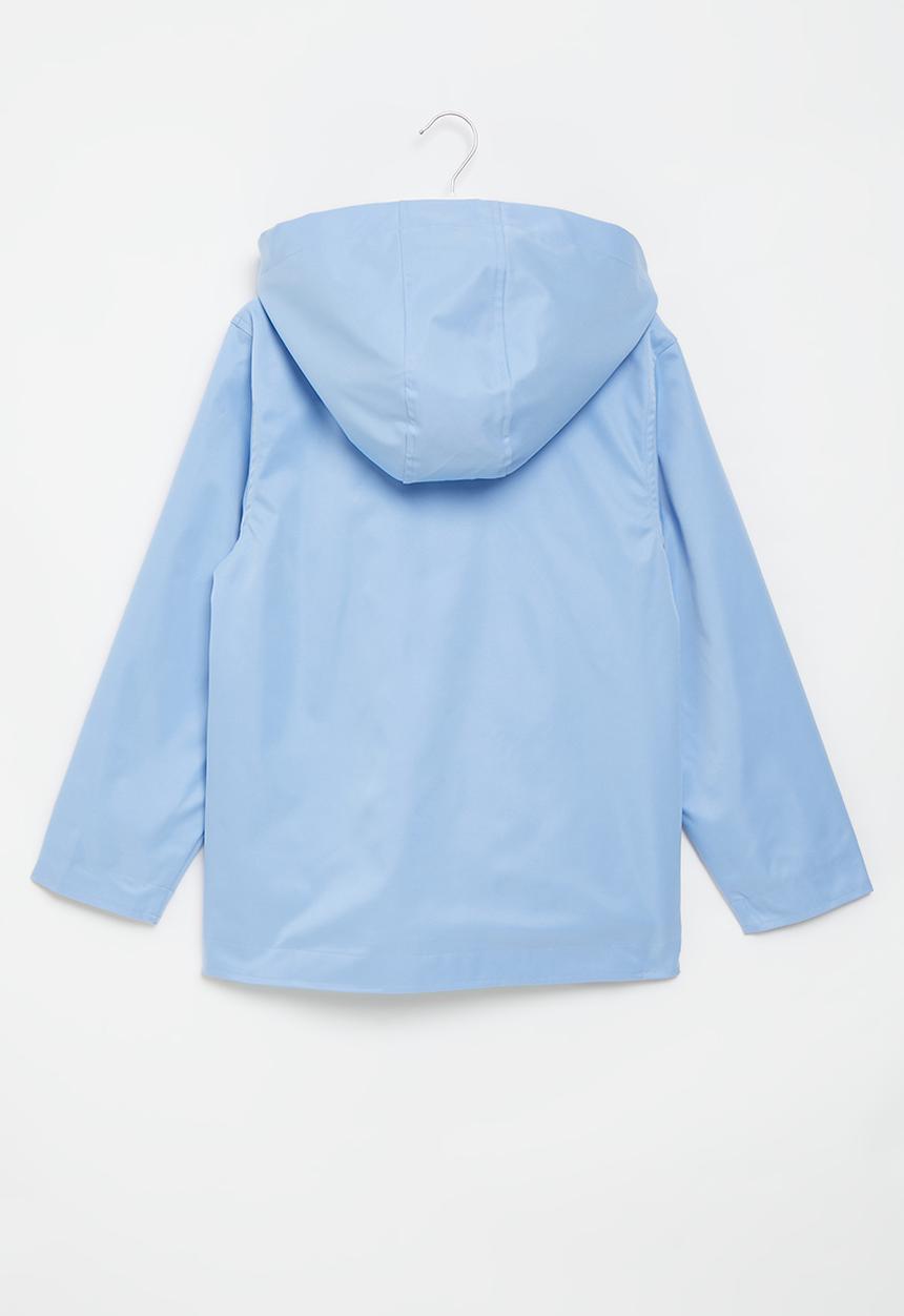 POLO - Girls hooded peacoat - light blue