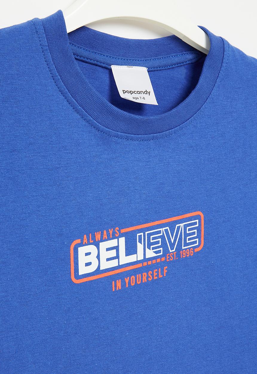 Pop Candy - Printed tee - blue