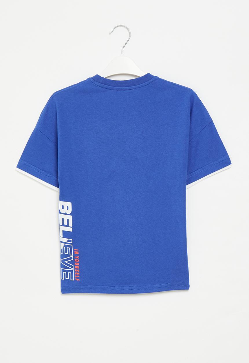 Pop Candy - Printed tee - blue