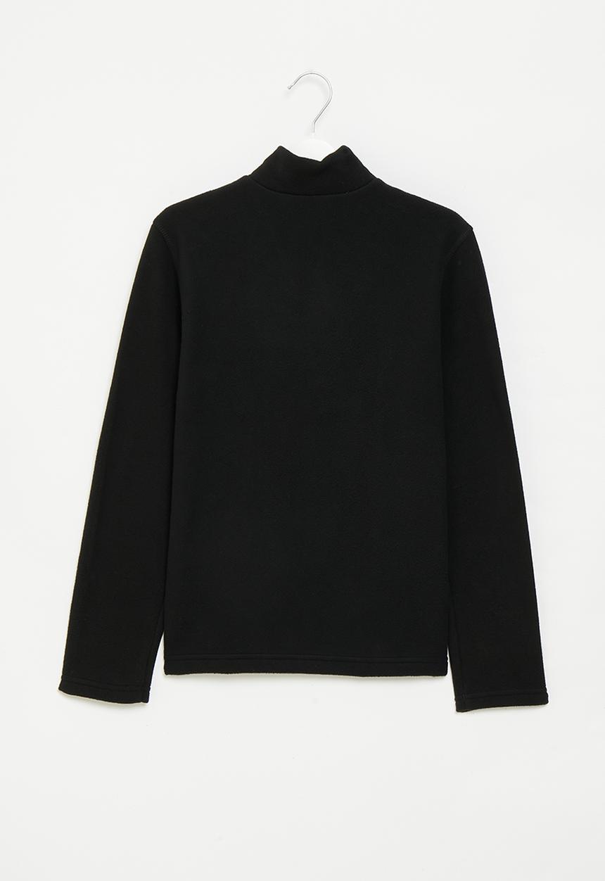 The North Face - Teen glacier 1/4 zip - black