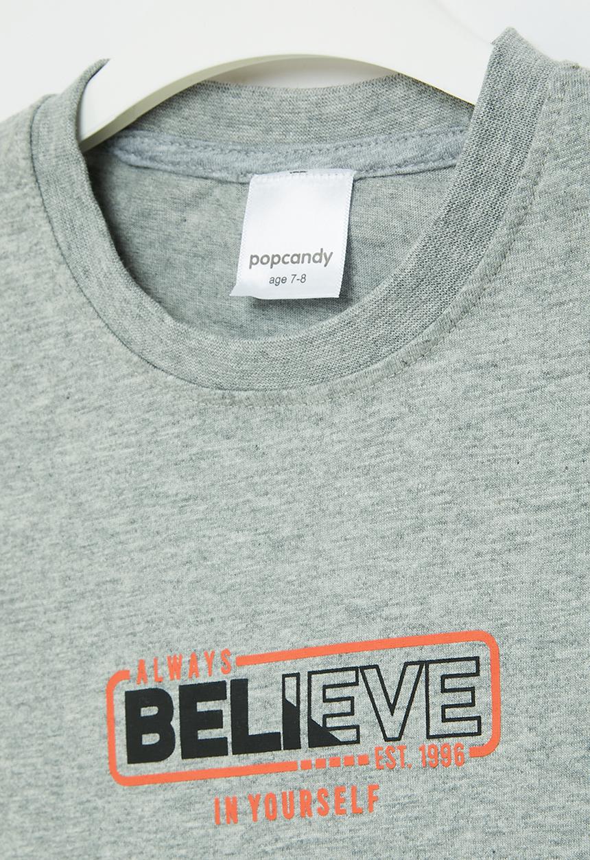Pop Candy - Printed tee - grey