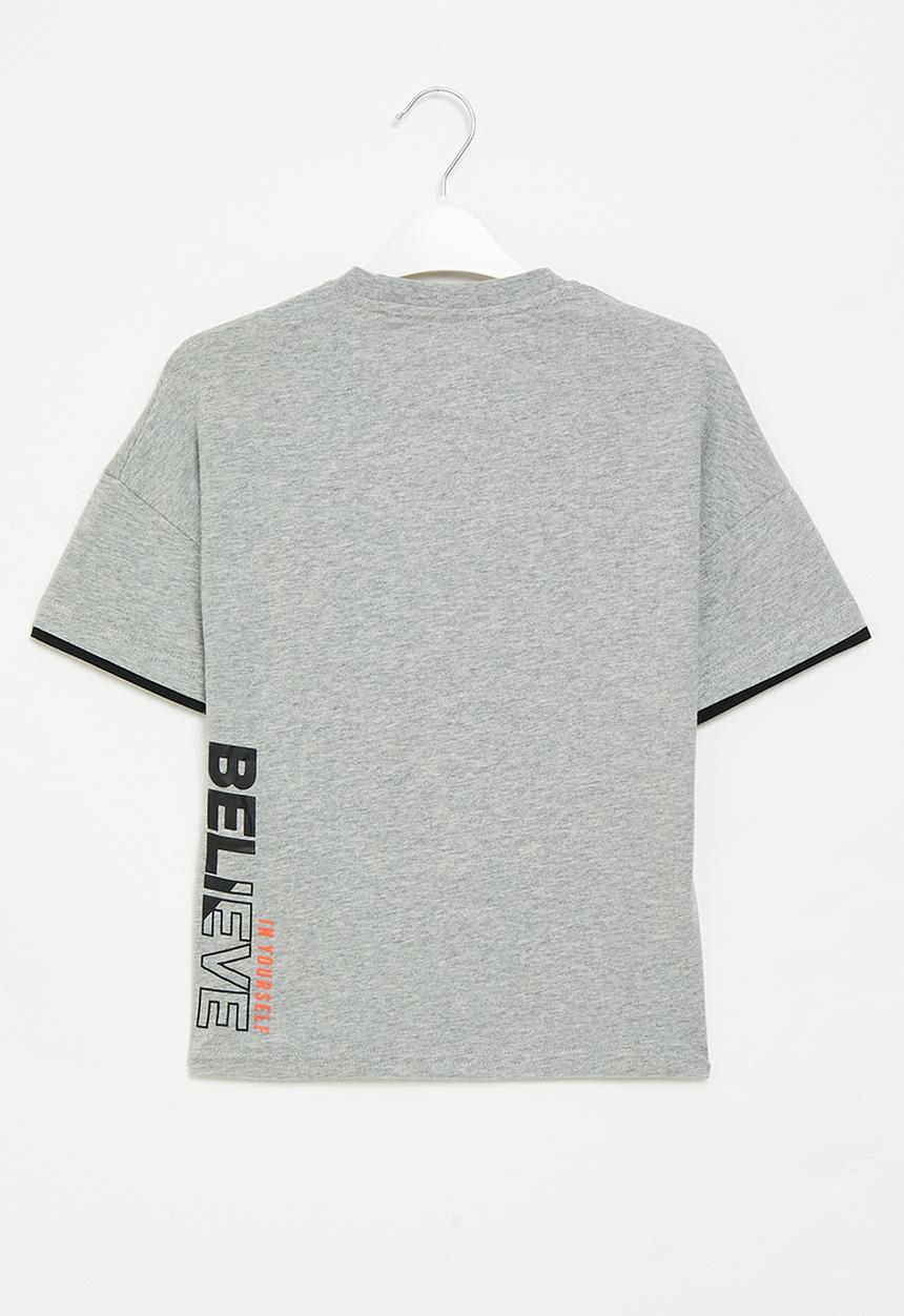 Pop Candy - Printed tee - grey