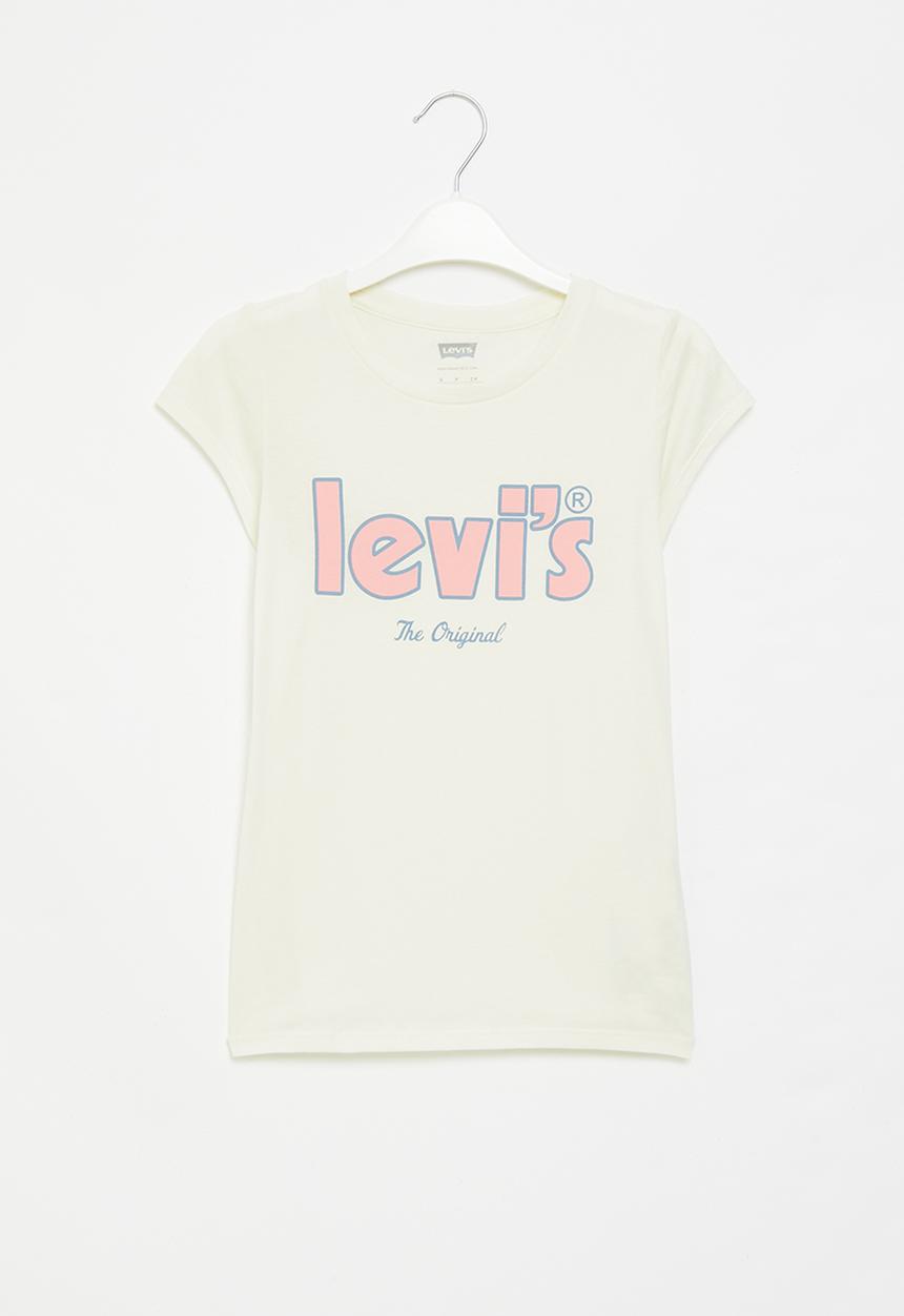 Levi’s® - Lvg ss poster logo tee - white alyssum
