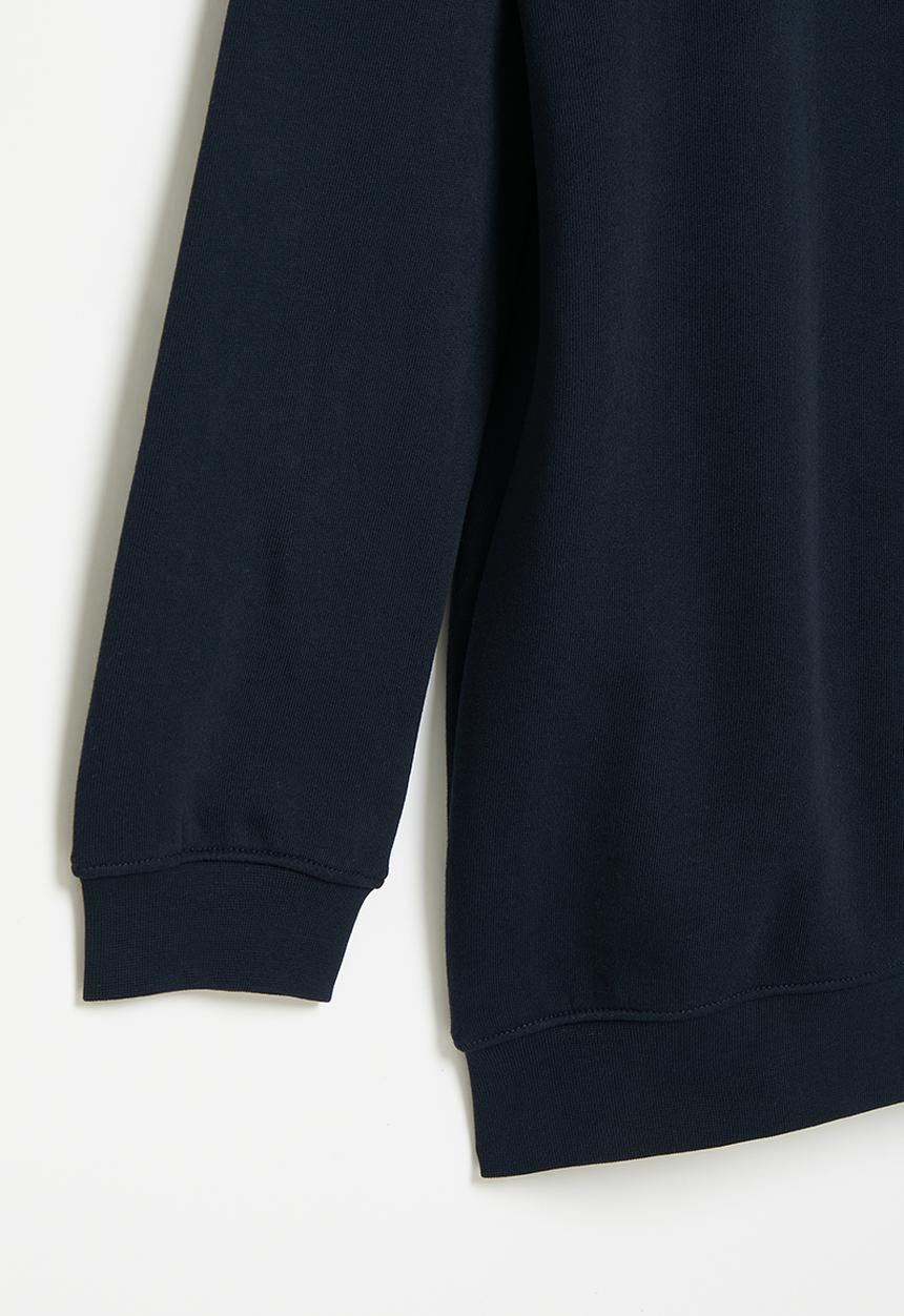 POLO - Girls embossed hoodie - navy