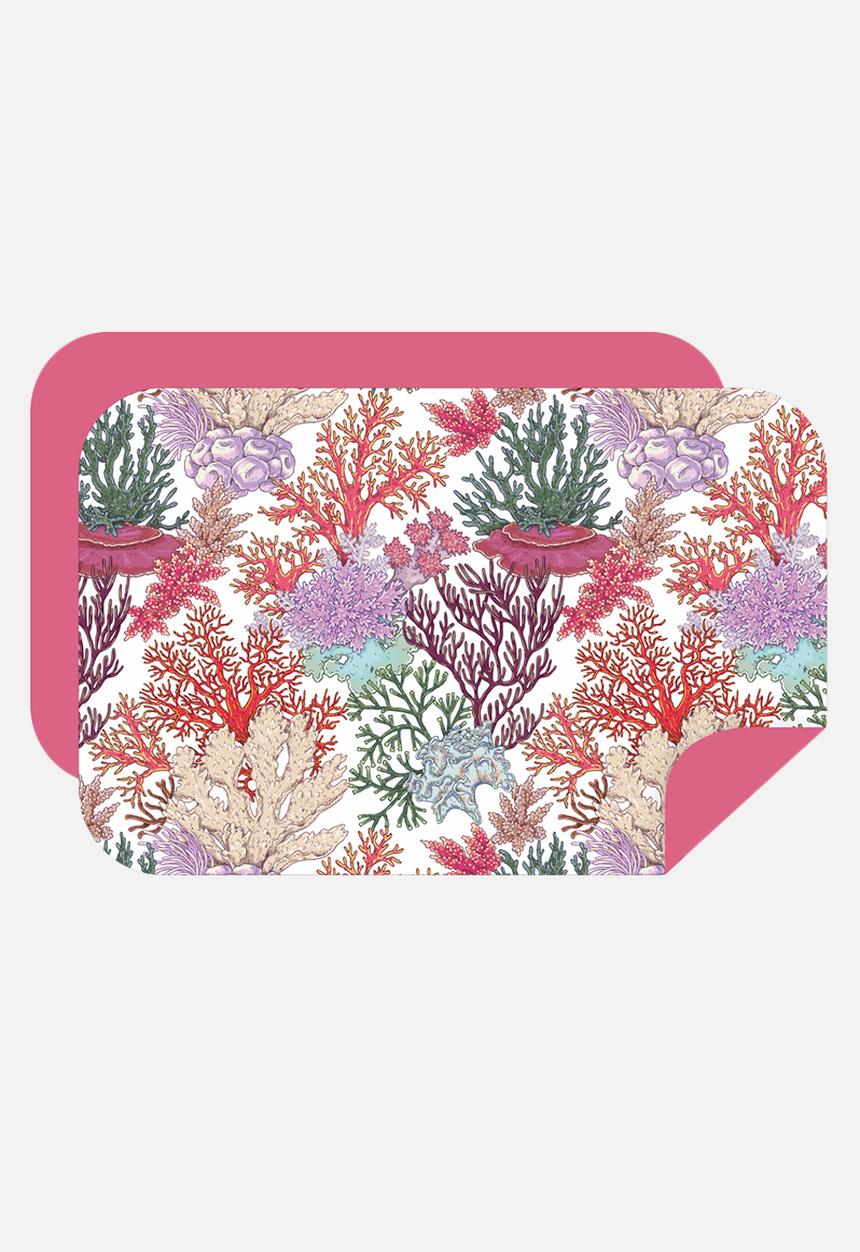 Bobums - Microfibre XL gym towel - Pink Corals