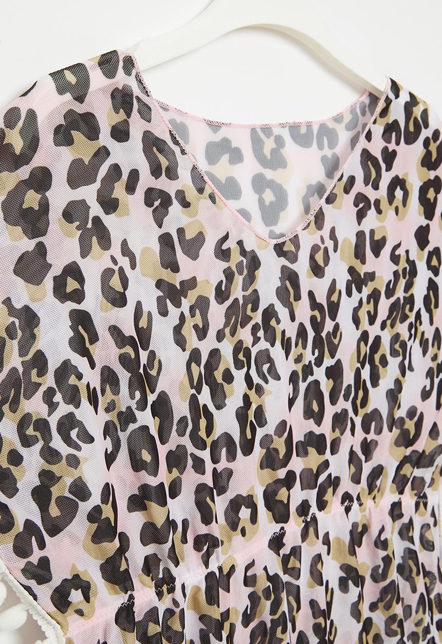 Pop Candy - Kaftan - leopard print