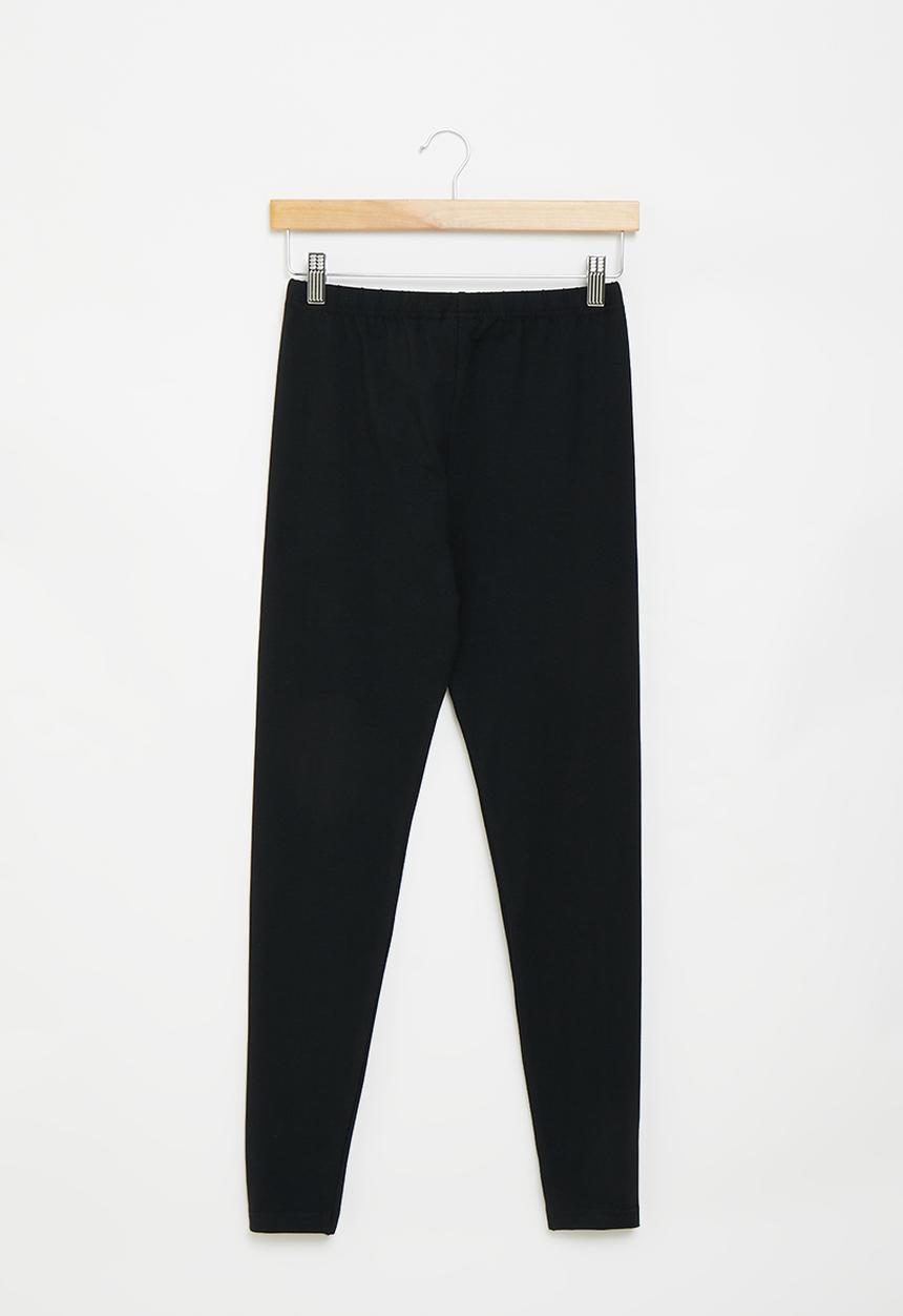 POLO - Girls classic full l - black