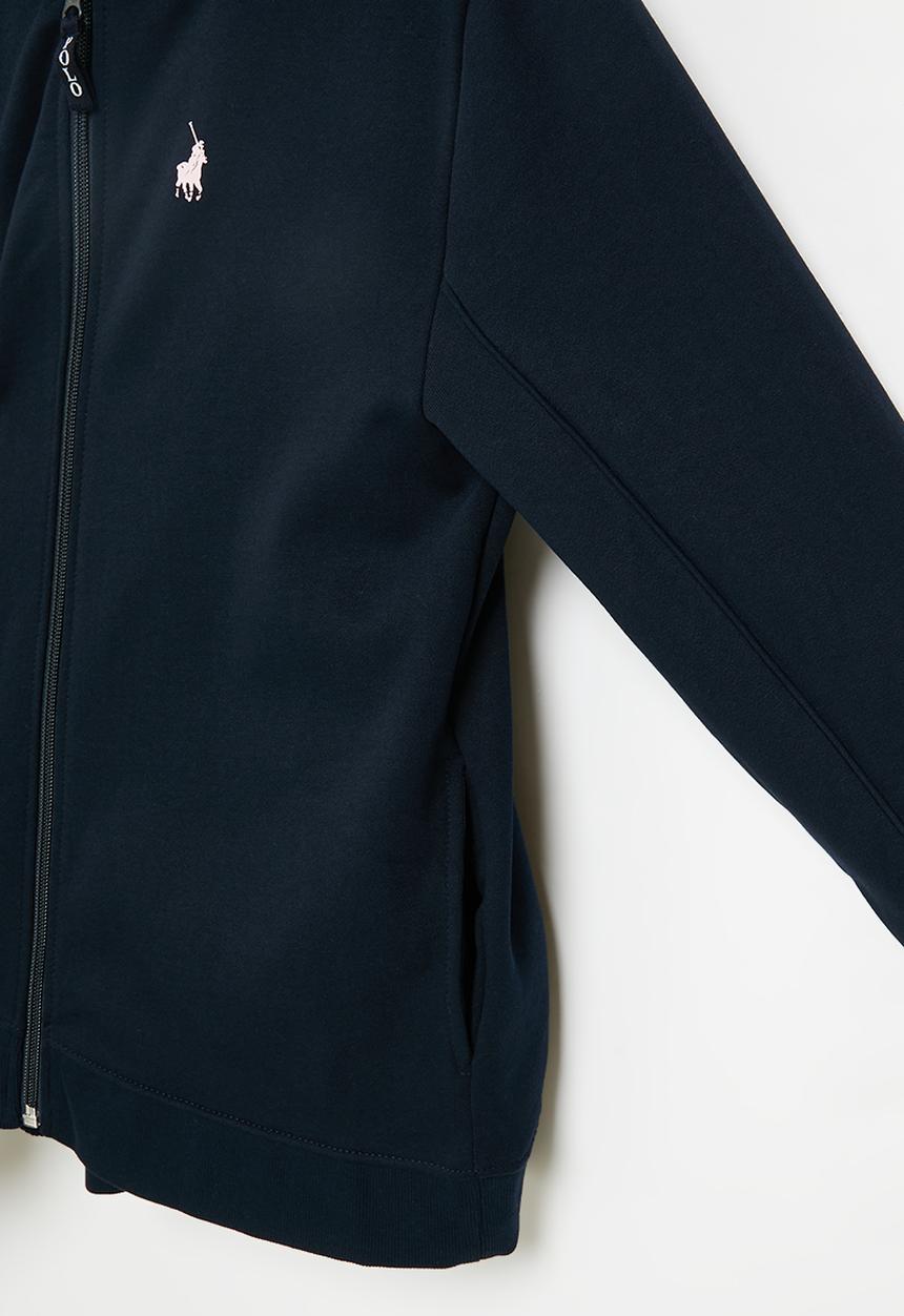 POLO - Girls zip thru hoodie - navy