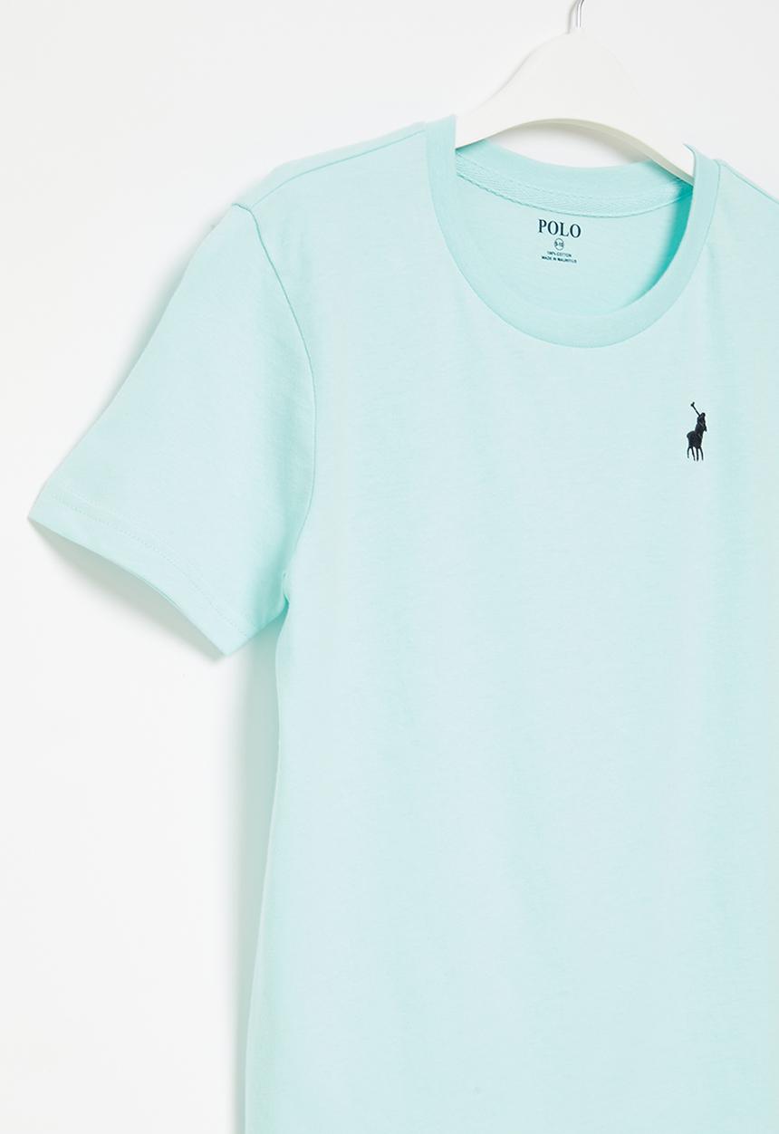 POLO - Boys classic ss tee - aqua