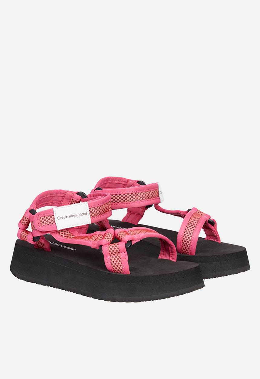 Calvin Klein - Prefresato sandal webbing mesh - raspberry sorbet