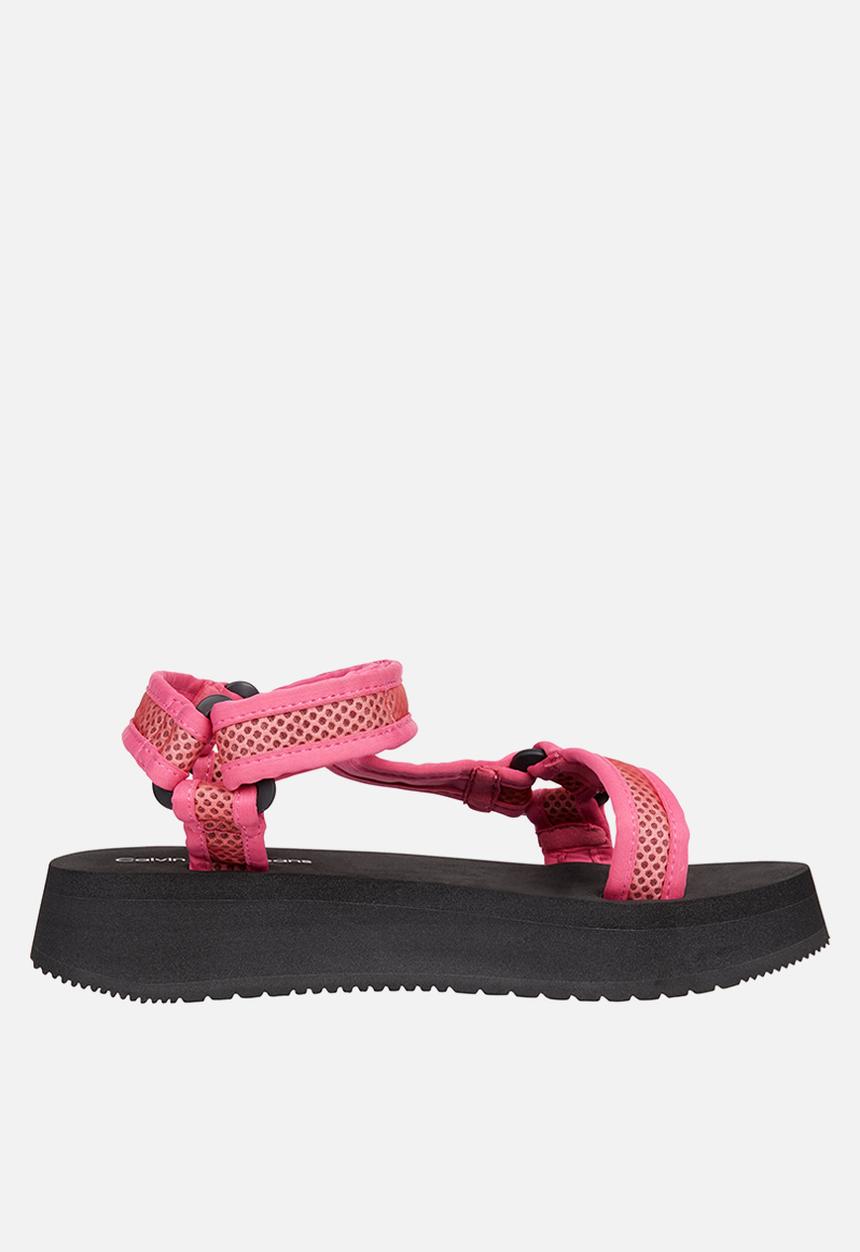 Calvin Klein - Prefresato sandal webbing mesh - raspberry sorbet