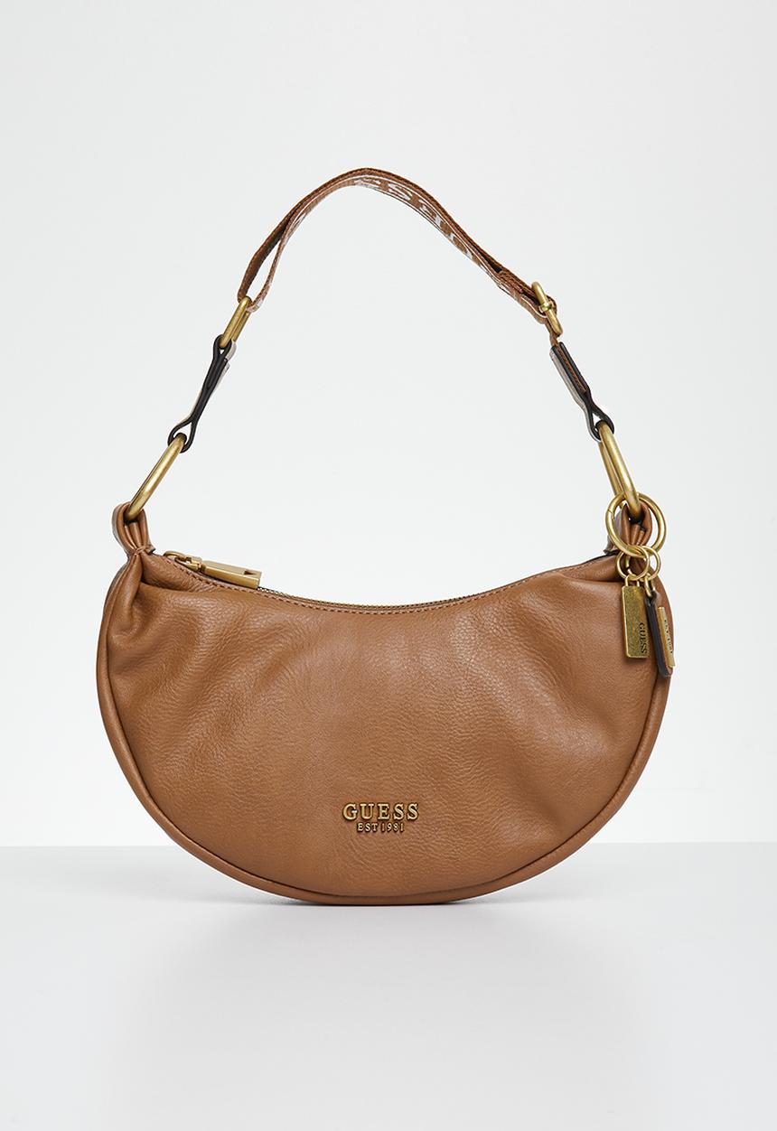 GUESS - Natalya mini hobo - cognac