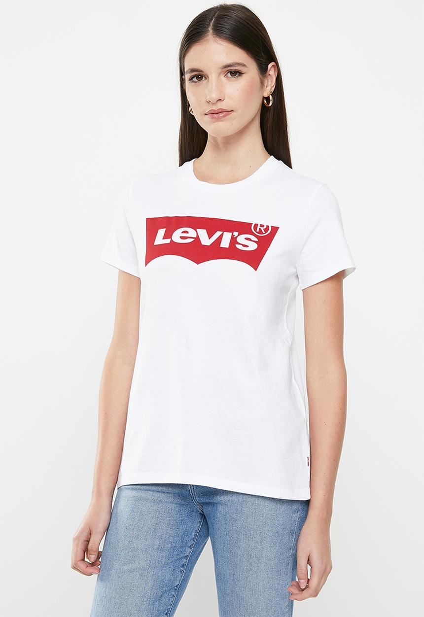 Levi’s® - Perfect tee za large batwing - white 