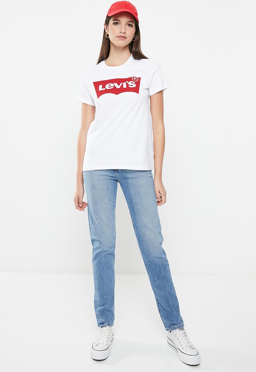 Levi’s® - Perfect tee za large batwing - white 