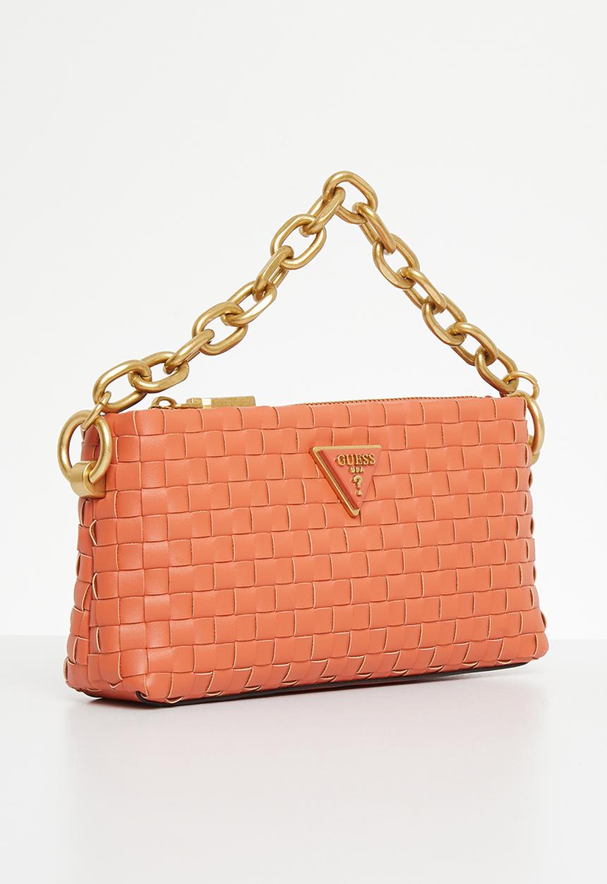 GUESS - Lisbet mini crossbody top zip - papaya