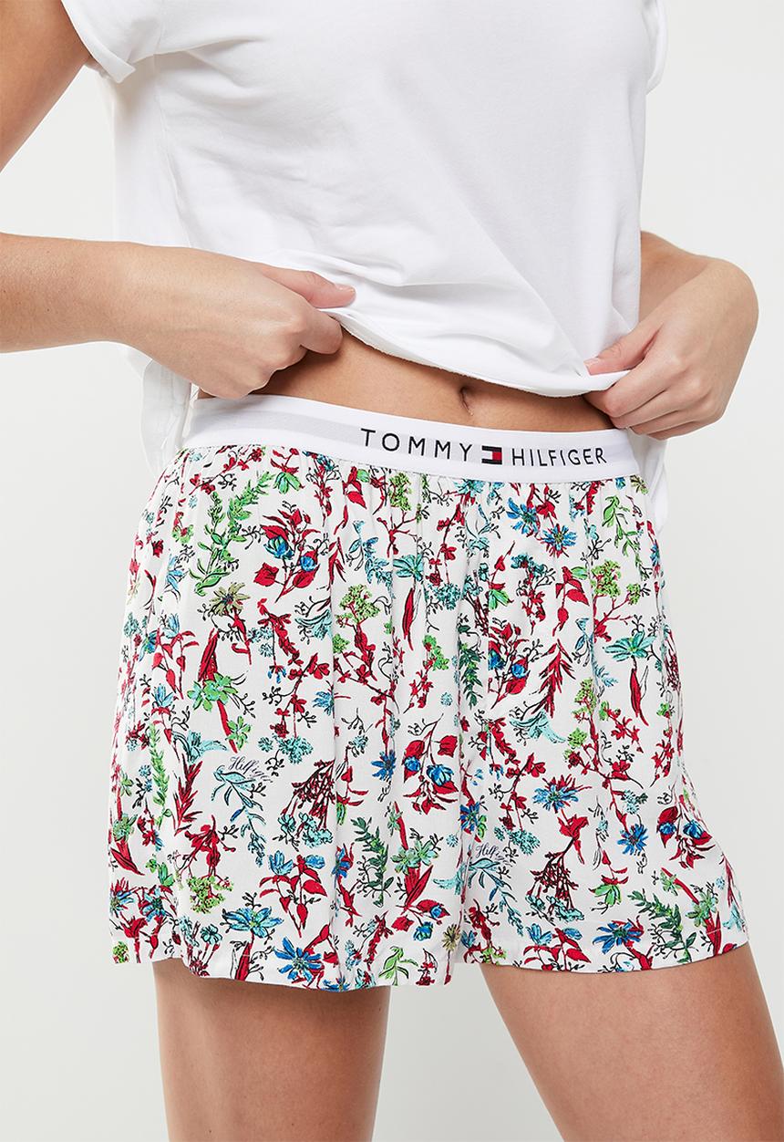 Tommy Hilfiger - Short sleeve pj set  - white/floral white