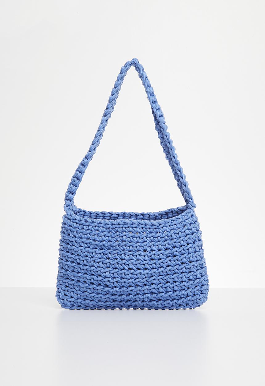 Superbalist - Nellie woven shoulder bag - blue
