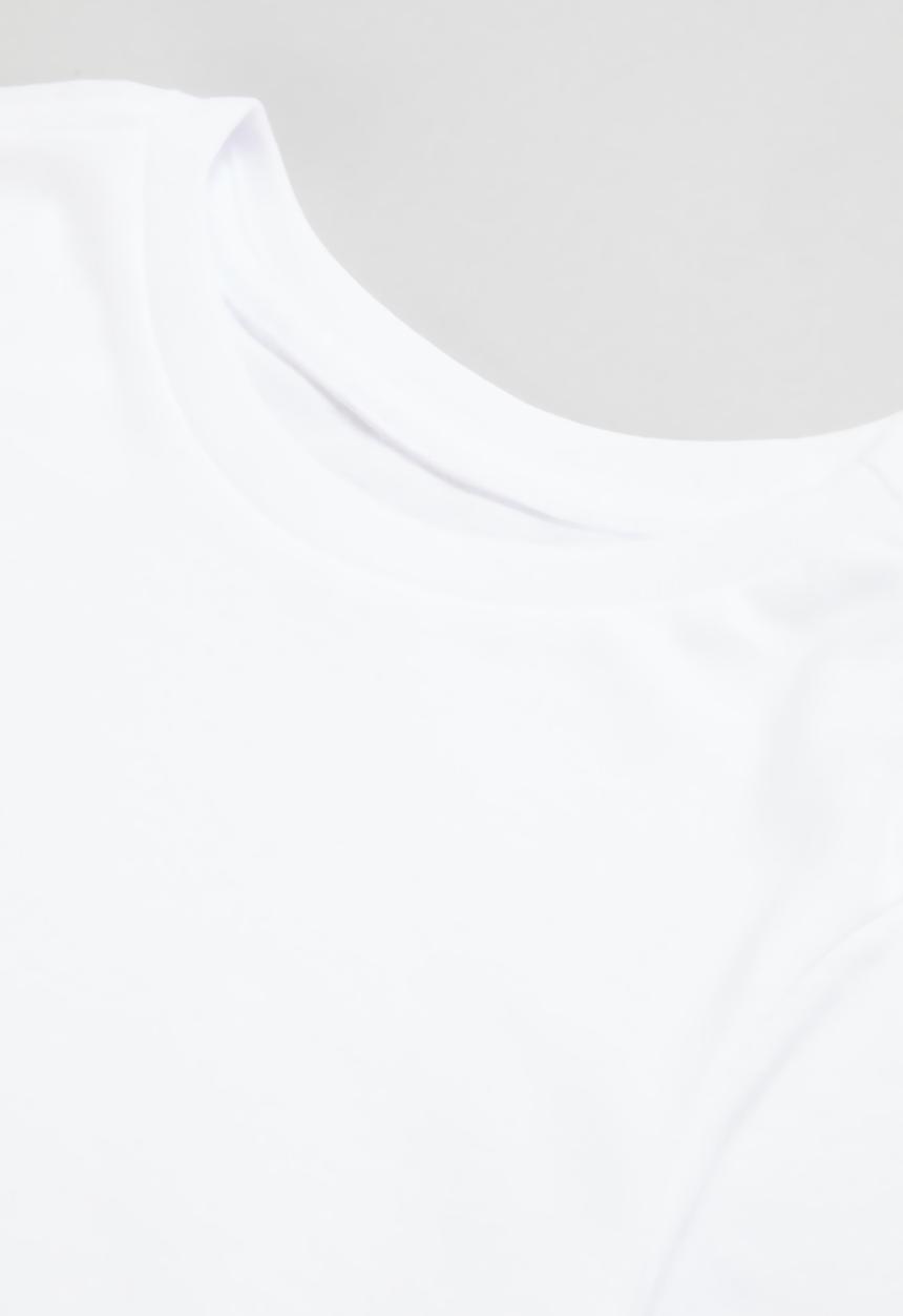 Pop Candy - Younger boys 2 pack basic tee - black & white