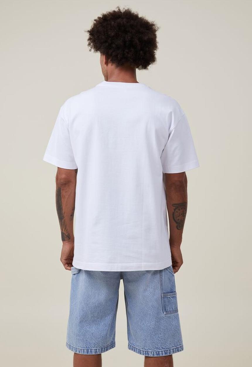 Cotton On - Carpenter short - washed out denim