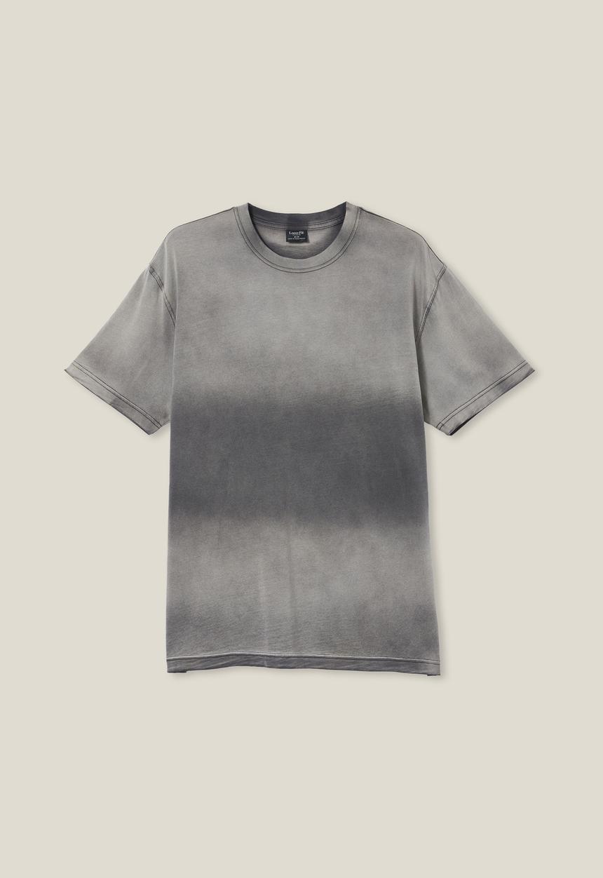 Cotton On - Sun fade T-shirt - washed black