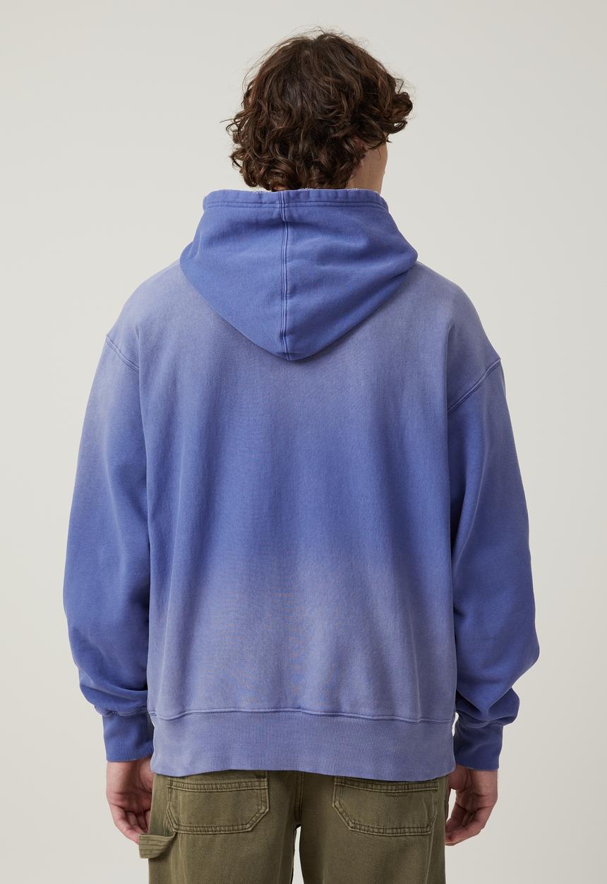 Cotton On - Sun faded oversized hoodie - mazarine blue