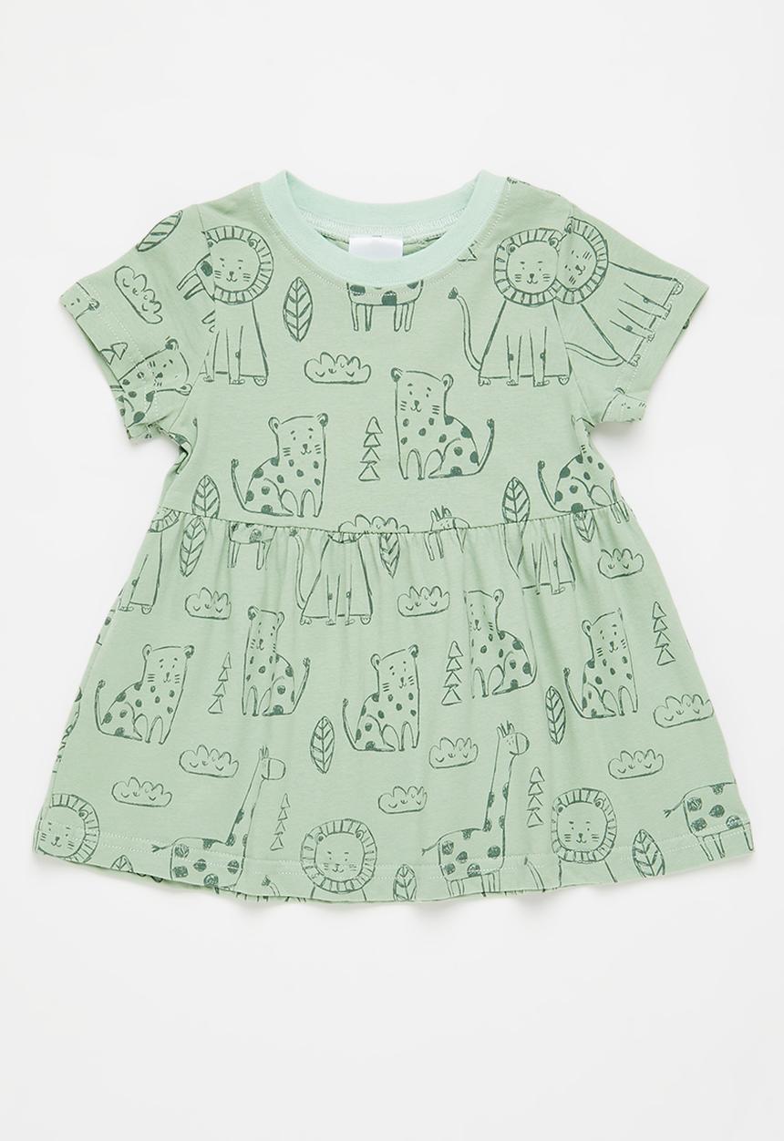 Pop Candy - Printed dress - sage