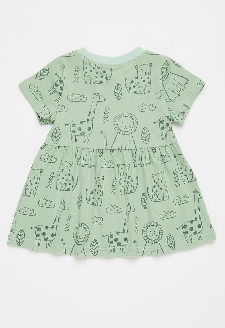 Pop Candy - Printed dress - sage