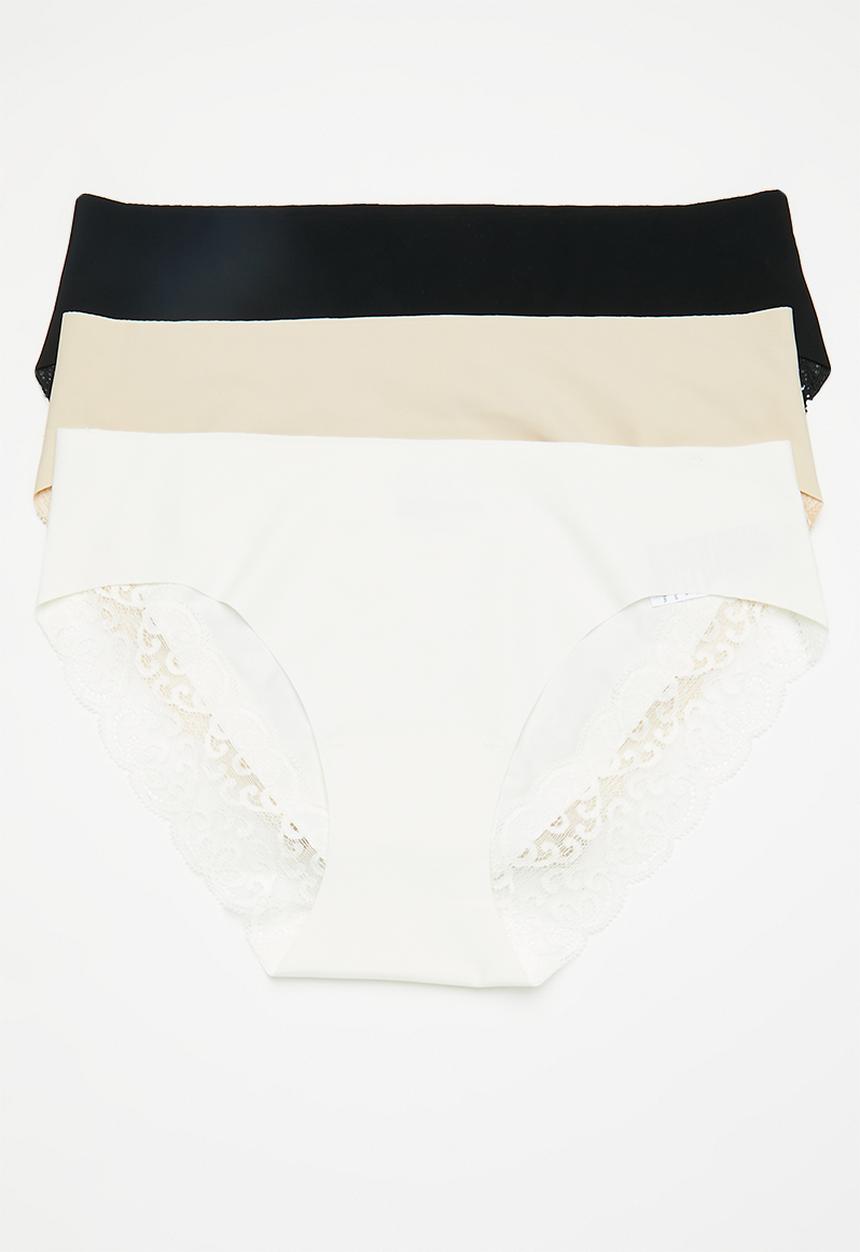 Cotton On - Party pants bikini brief 3 pack - mutli 