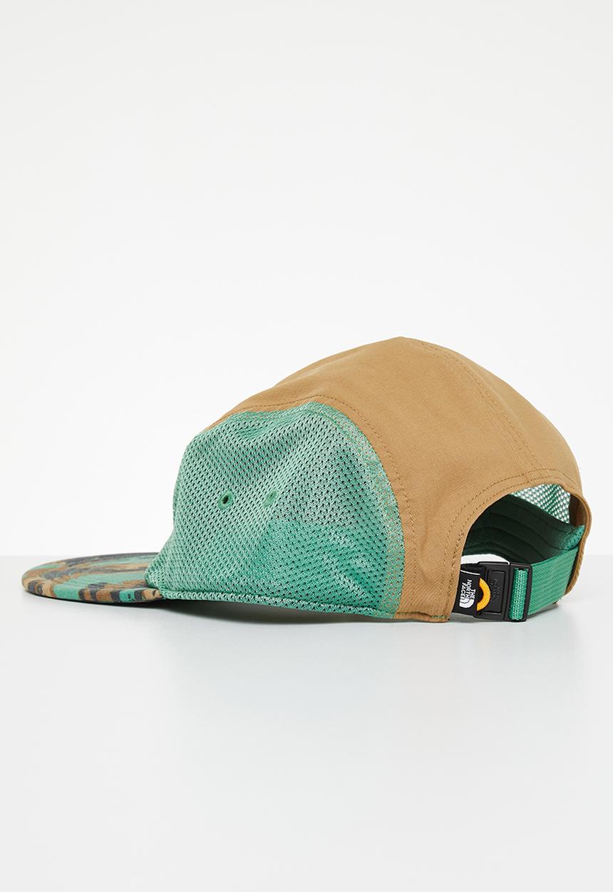 The North Face - Class v camp hat - deep grass green/painted camo print