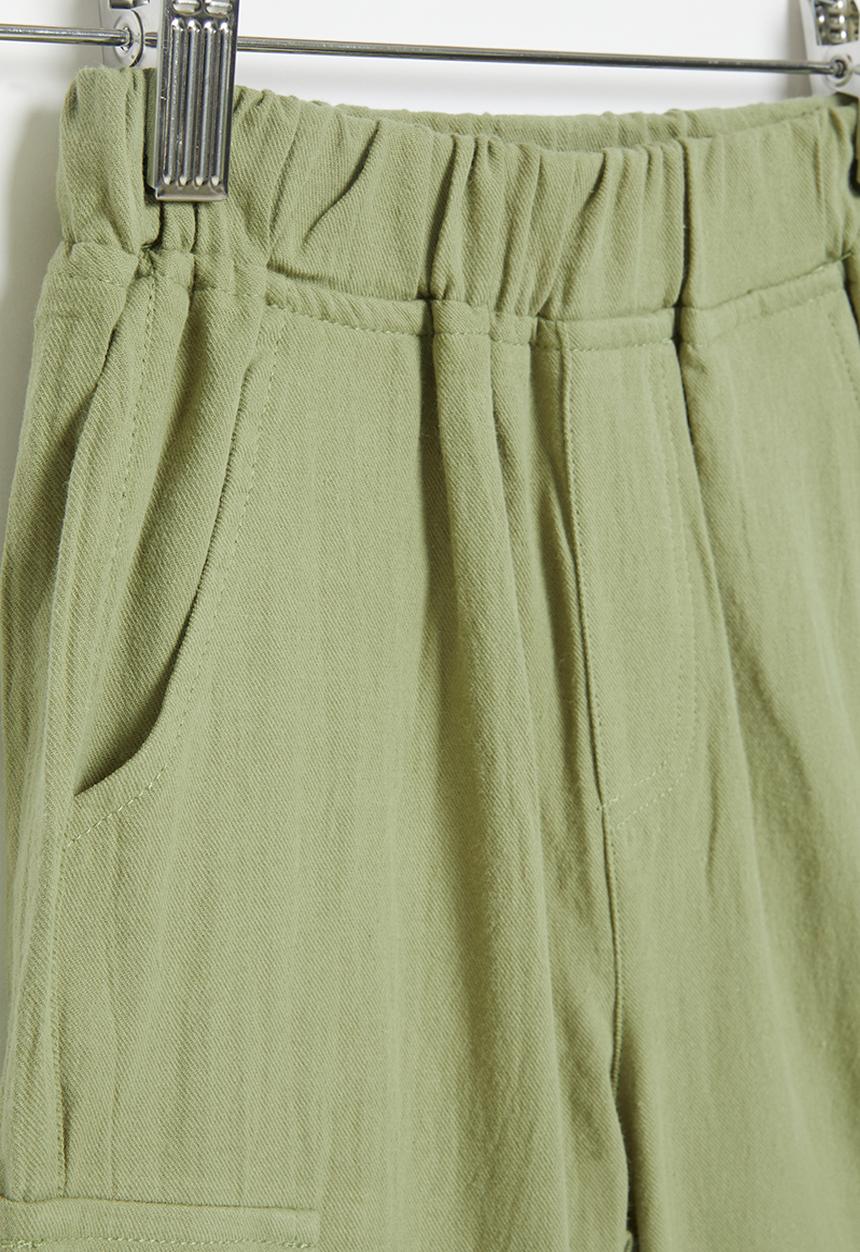 Pop Candy - Boys elasticated shorts - green