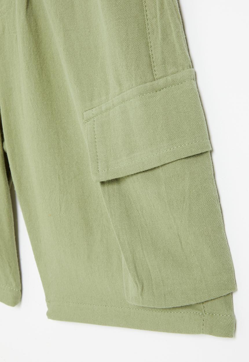 Pop Candy - Boys elasticated shorts - green