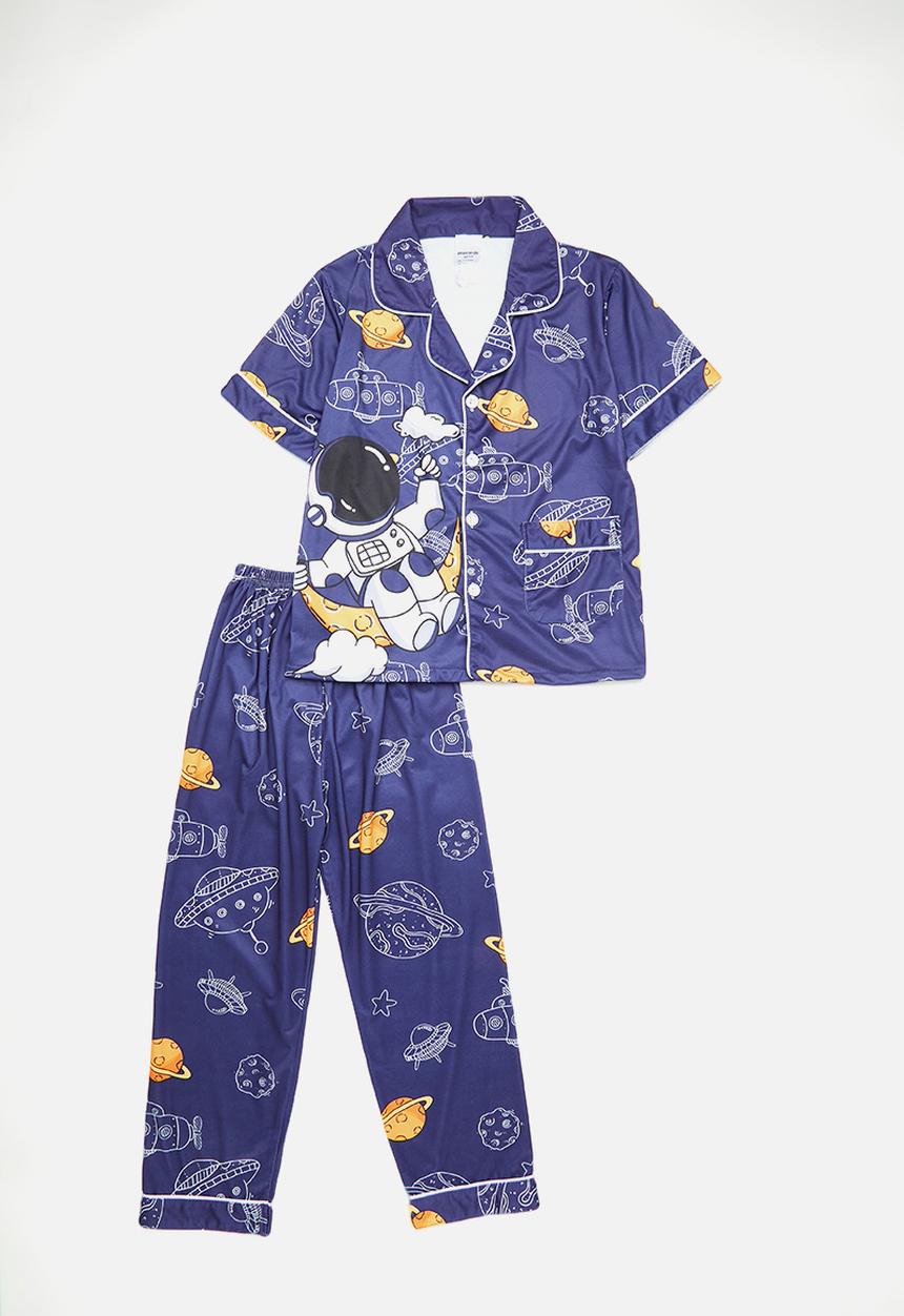 Pop Candy - Shirt & pants pj set - blue