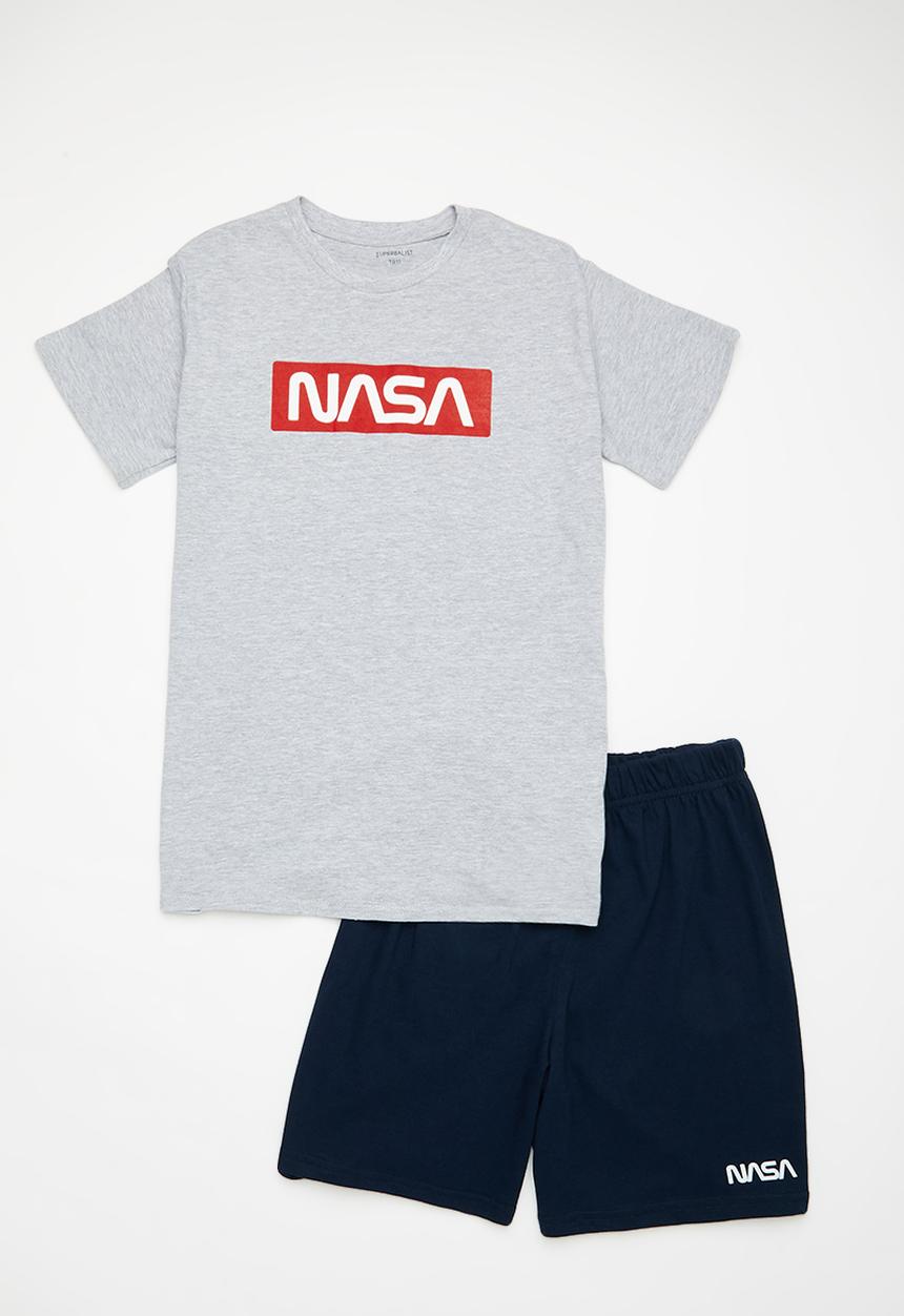 Pop Candy - NASA pj set - grey & navy