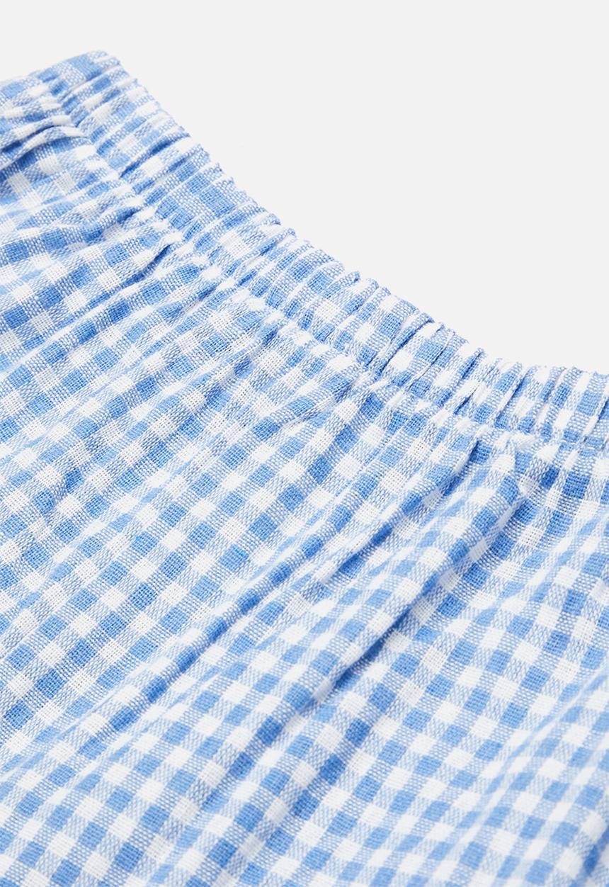 Pop Candy - Tee & short set - blue & white