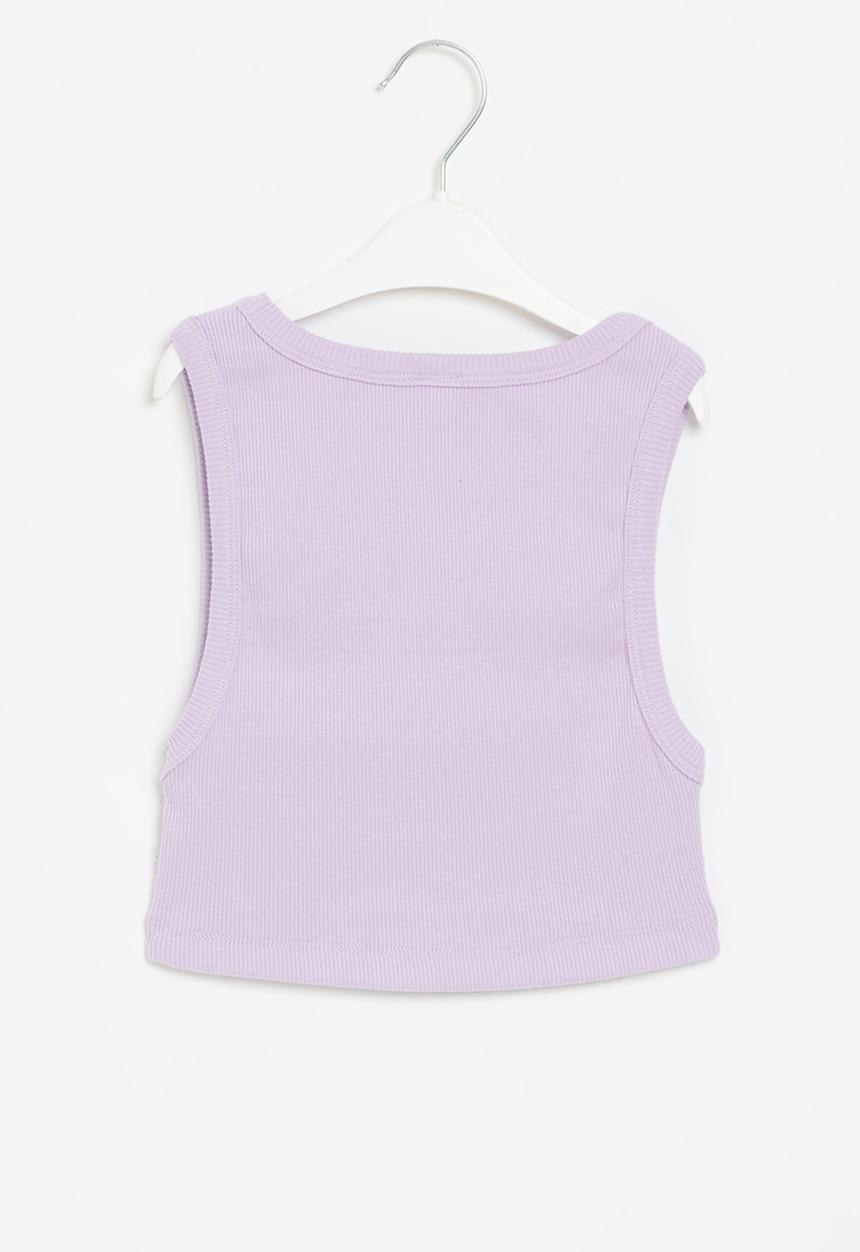 Rebel Republic - Ribbed tank - lilac