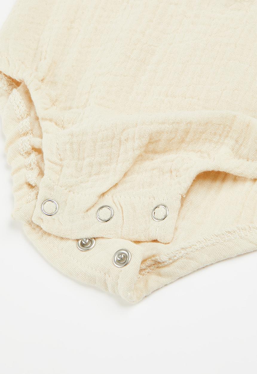 Pop Candy - Button up babygrow - neutral