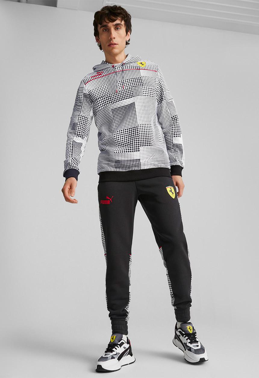 PUMA - Ferrari race camo sds hoodie sweat - puma black aop