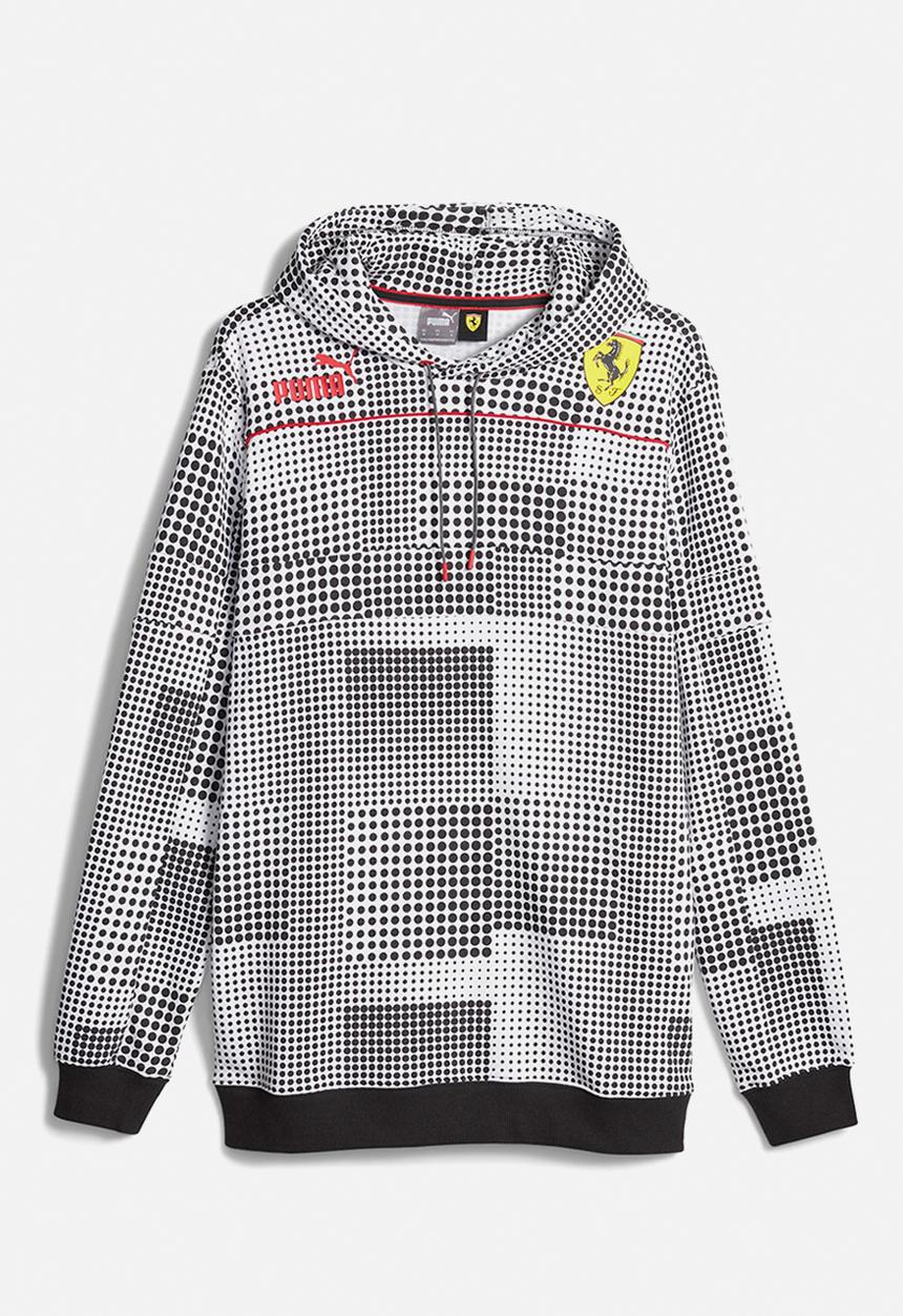 PUMA - Ferrari race camo sds hoodie sweat - puma black aop
