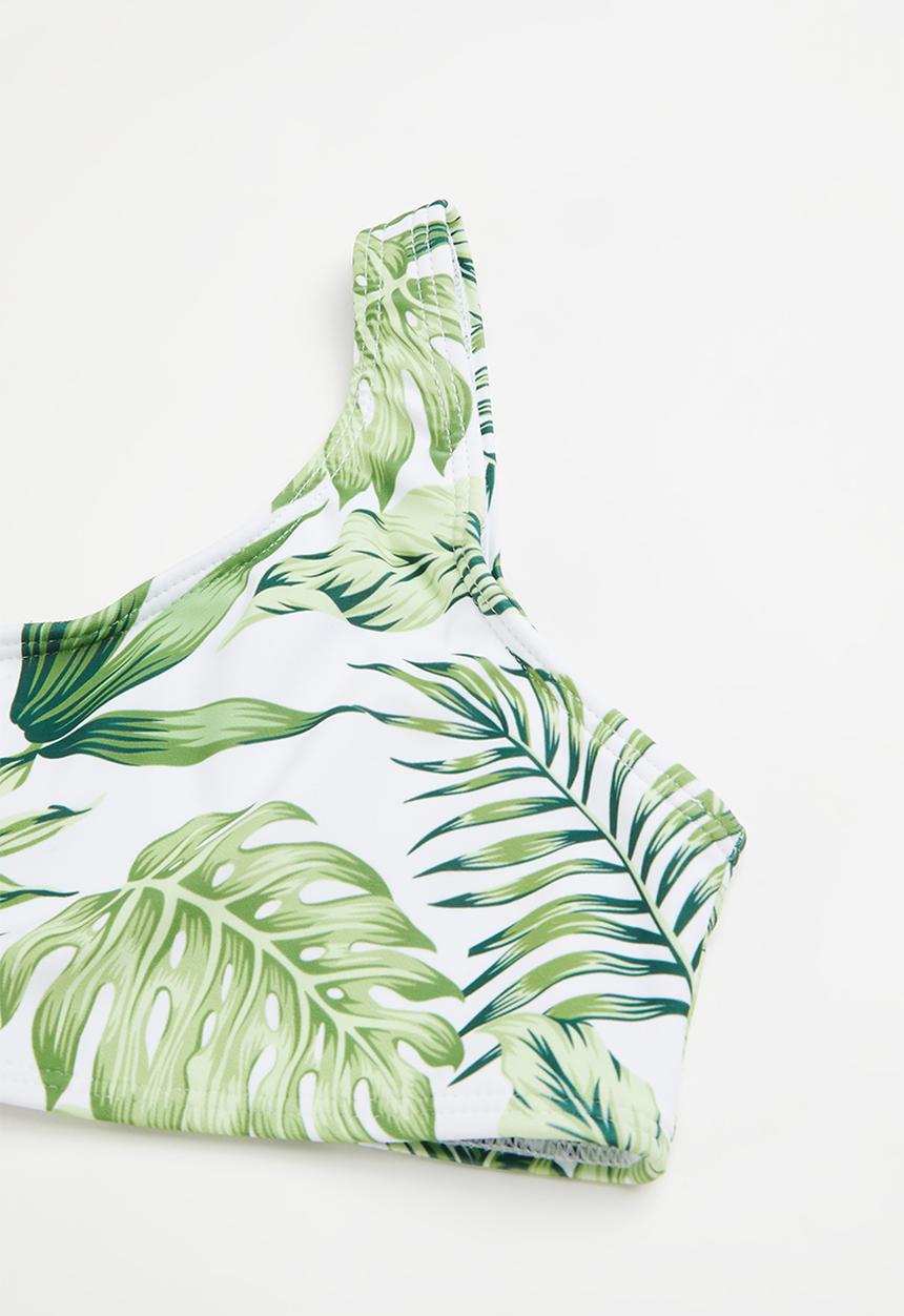 Pop Candy - 2 Piece bikini set - green & white