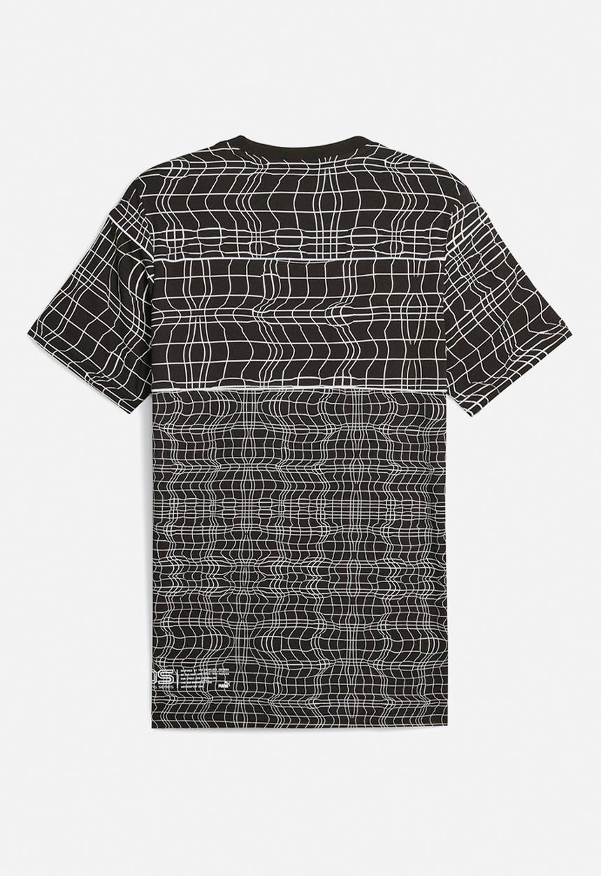 PUMA - Bmw mms camo sds tee - puma black aop