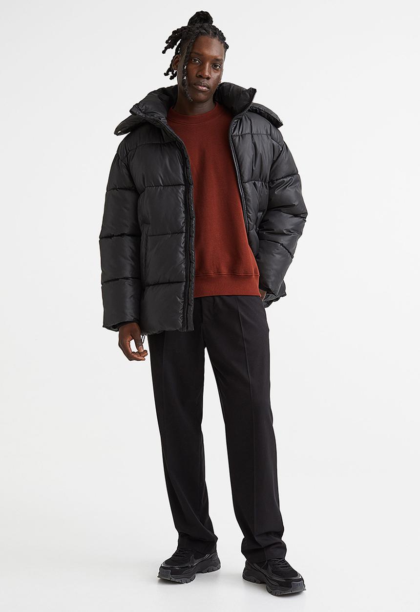 H&M - Oversized fit cotton sweatshirt - rust red