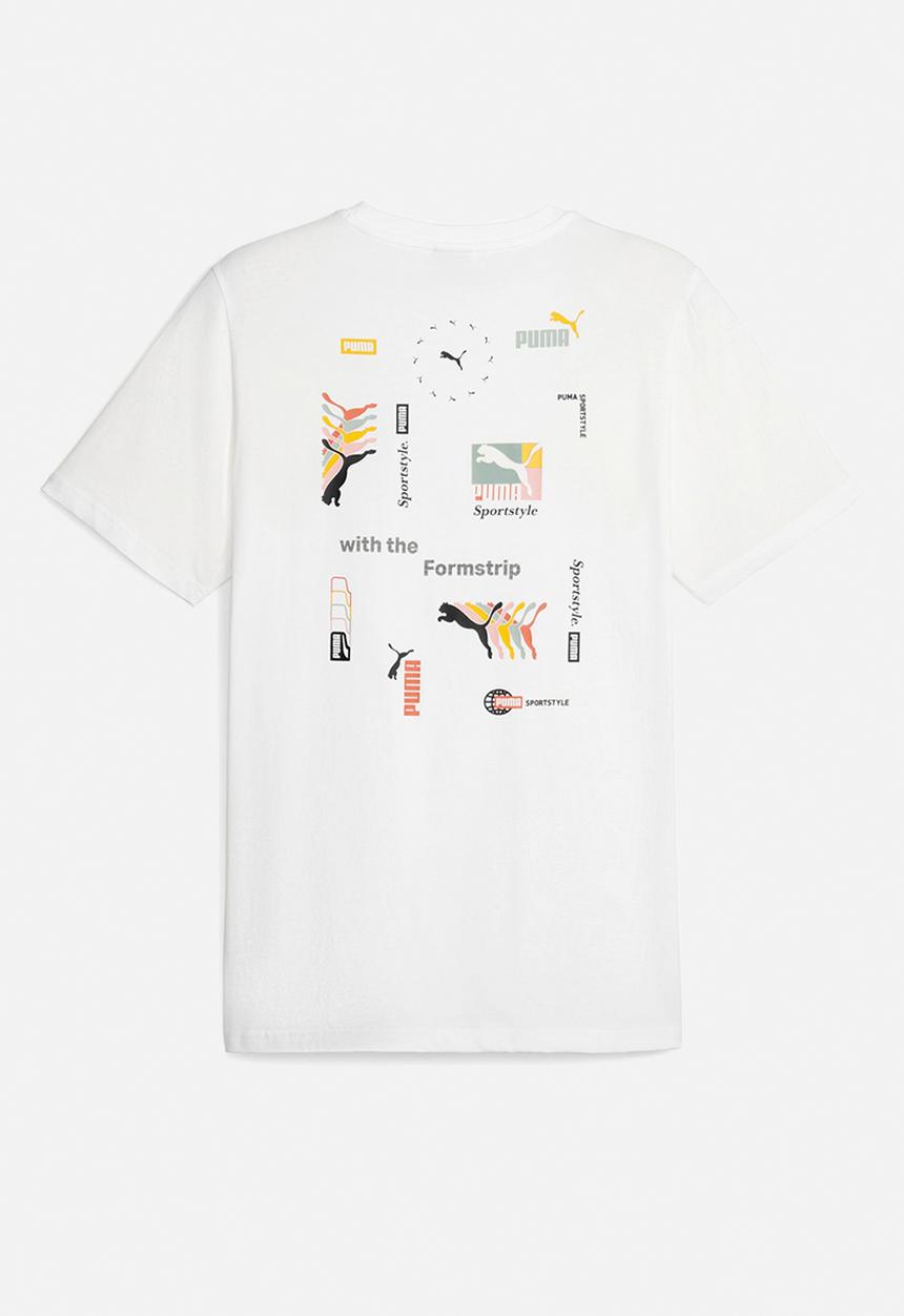 PUMA - Classics brand love tee - white 