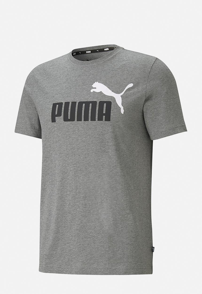 PUMA - Ess+ 2 col logo tee - grey 