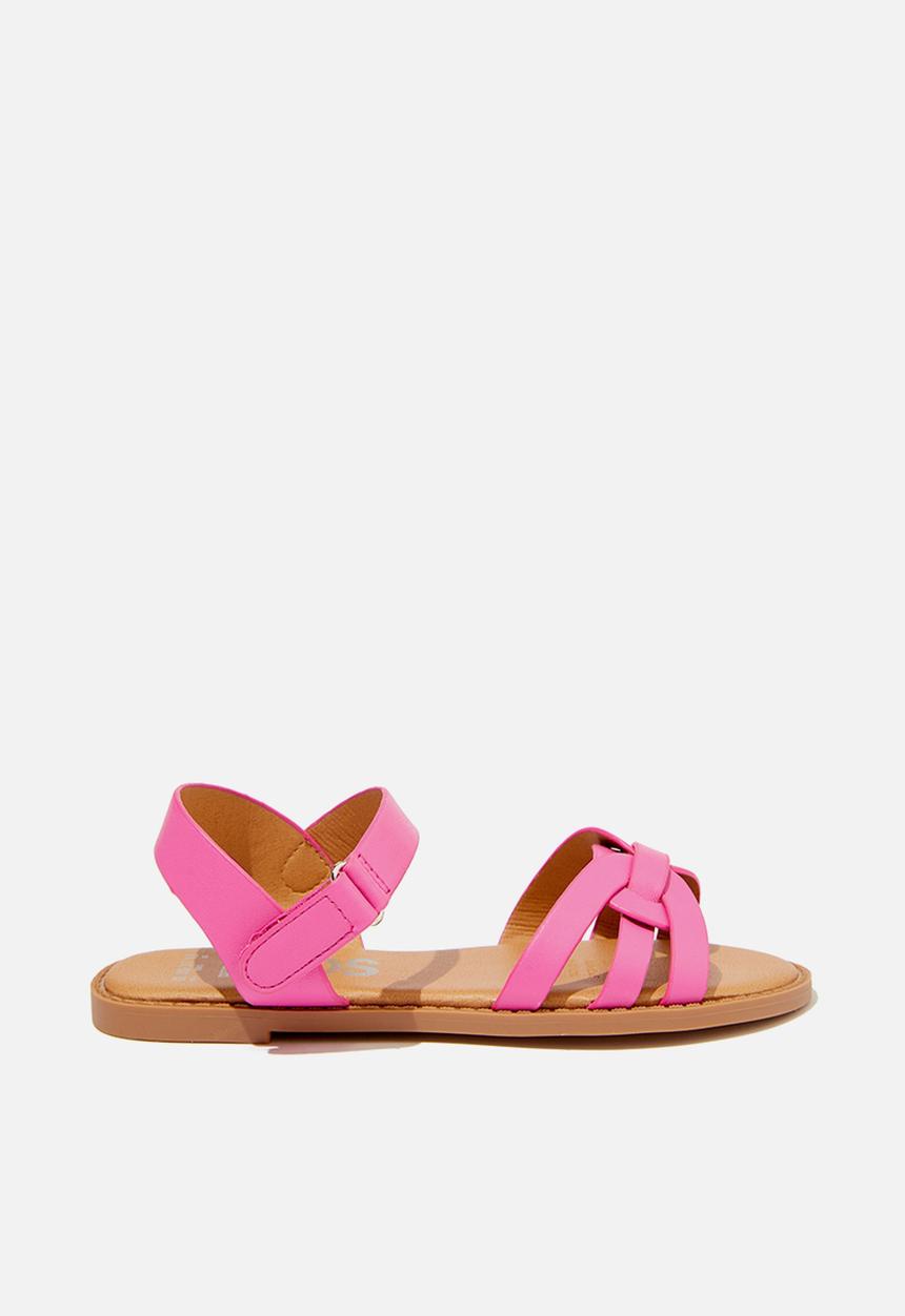 Cotton On - Georgie cross over sandal - raspberry pink