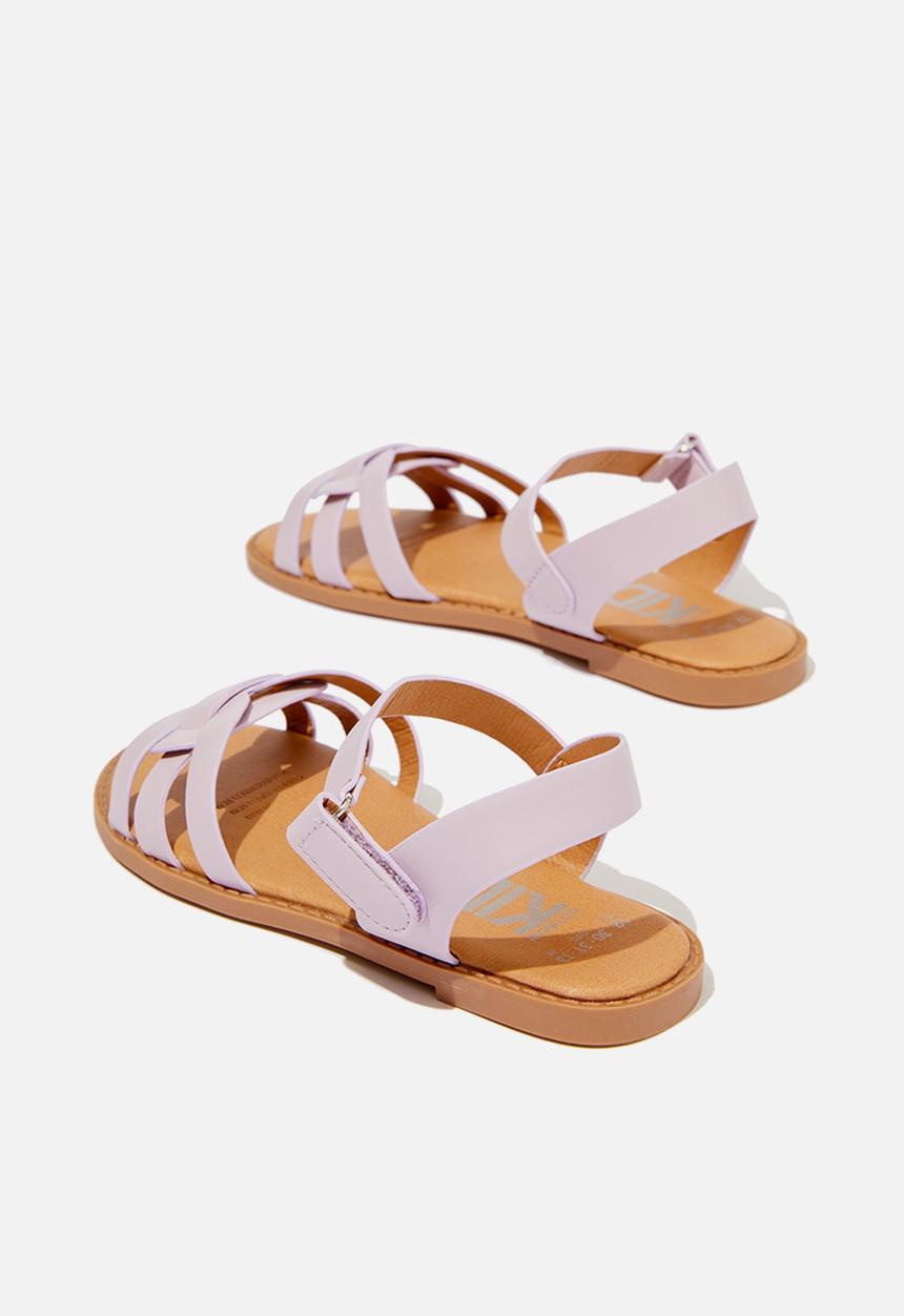 Cotton On - Georgie cross over sandal - lilac drop